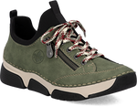 Quarter turn view Women's Rieker Footwear style name Angela 73 in color LIANE/SCHW. Sku: 45973-54