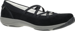 Quarter turn view Women's Dansko Footwear style name Harper in color BLACK SD. Sku: 4857020202