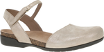 Quarter turn view Women's Dansko Footwear style name Rowan in color BEIGE SPRK. Sku: 6025175300