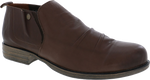 Quarter turn view Women's Biza Footwear style name Ellis in color BROWN. Sku: 7026246