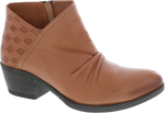 Quarter turn view Women's Biza Footwear style name Virginia in color BRANDY. Sku: 7050224