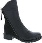 Quarter turn view Women's Biza Footwear style name Hattie in color BLACK. Sku: 7052001