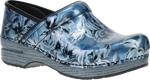 Quarter turn view Women's Dansko Footwear style name Professional in color BLUE VINE. Sku: 706097502