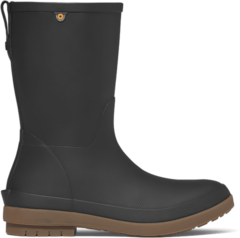 Quarter turn view Women's Bogs Footwear style name Amanda II Mid in color BLACK. Sku: 73294-001