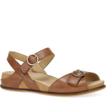 Quarter Turn Women's Candace Footwear in Tan Burnished Nappa. Sku: 7801640300