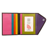 7839 Tri-Fold Wallet Black Brights