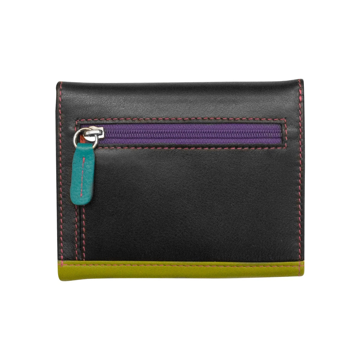 7839 Tri-Fold Wallet Black Brights by ili – Jay's Wide Shoes