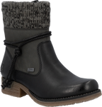 Quarter turn view Women's Rieker Footwear style name Fee 88 in color SCHWZ/STRO. Sku: 79688-00