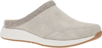 Quarter turn view Women's Dansko Footwear style name Claudia in color STONE SDE. Sku: 8602210300