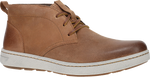 Quarter turn view Men's Dansko Footwear style name Tony in color TAN BUR SD. Sku: 8909640202