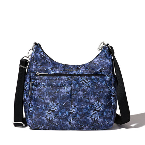 Securtex Anti-Theft Free Time Crossbody Indigo Petal