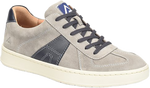 Quarter turn view Men's Align Footwear style name Verano in color GRY/BLUE. Sku: AL0007087