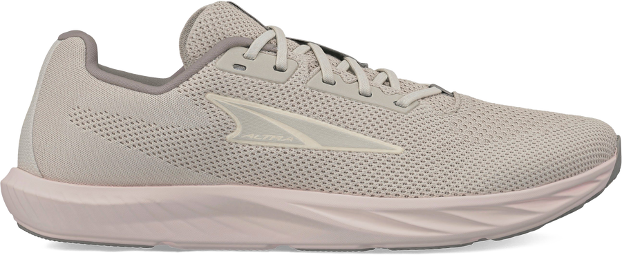 Quarter turn view Women's Altra Footwear style name Escalante 4 in color Tan. Sku: AL0A85NF-922
