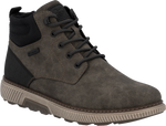 Quarter turn view Men's Rieker Footwear style name Stan 02 Waterproof in color KAFF/SCHWZ. Sku: B3302-25