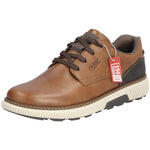 Quarter turn view Men's Rieker Footwear style name Stan 13 in color Muskat. Sku: B3313-24