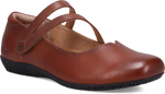 Quarter turn view Women's Taos Footwear style name Banter in color COGNAC. Sku: BNR-14209COG