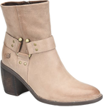 Quarter turn view Women's Born Footwear style name Dakota in color TAUPE. Sku: BR0077817