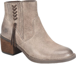 Quarter turn view Women's Born Footwear style name Rowan in color TAUPE. Sku: BR0078955