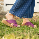 Bridget - Plum Suede