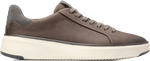 Quarter turn view Men's Cole Haan Footwear style name Grandpro Topspin Sneaker in color MOREL NUBUCK. Sku: C42222