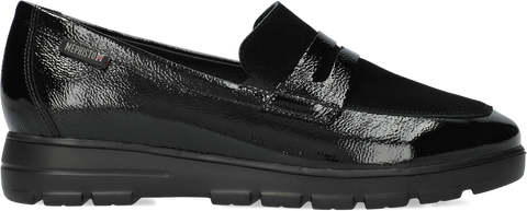 Quarter turn view Women's Mephiso Footwear style name Carima in color BLK VER FR. Sku: CAR12200