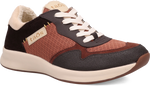 Quarter turn view Women's Taos Footwear style name Detour in color COCOA MULT. Sku: DET-14223COAM