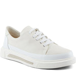 Quarter turn Women's Spring Step Footwear style name Dune in color Offwhite. Sku: DUNE-OW