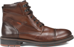 Quarter turn view Men's Fluchos Footwear style name Terry Lace in color CAMEL. Sku: F1342-CAMEL