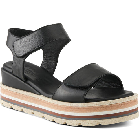 Quarter turn Women's Spring Step Footwear style name Hileman in color Black. Sku: HILEMAN-B