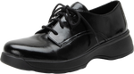 Quarter turn view Women's Alegria Footwear style name Joclyn in color Dapper Black. Sku: JCL-6329