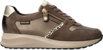 Quarter turn view Women's Mephiso Footwear style name Kim in color ICE BROWN. Sku: KIM1220T