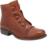 Quarter turn view Women's Miz Mooz Footwear style name Louise in color BRANDY. Sku: LOUISE-BRANDY