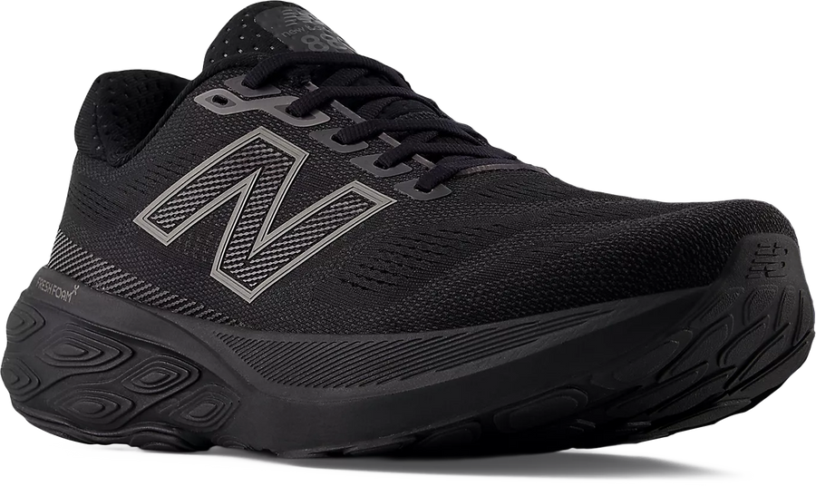 Men's New Balance Footwear in Black/ Castlerock/ Silver Metallic. Sku: M880GB15-D