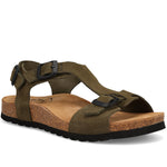 Quarter turn Women's TAOS Footwear style name Mvp in color Olive Suede. Sku: MVP-5524OLVS