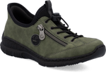 Quarter turn view Women's Rieker Footwear style name Nikita 67 in color LIANE/SCHW. Sku: N3267-54