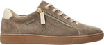 Quarter turn view Women's Mephiso Footwear style name Nikita 1 in color WM BRN VEL. Sku: NIK3660