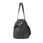 Expandable Crossbody Tote w/RFID Phone Wristlet Midnight Blossom