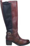 Quarter turn view Women's Miz Mooz Footwear style name Serenna in color BORDEAUX. Sku: SERENNA-BORD