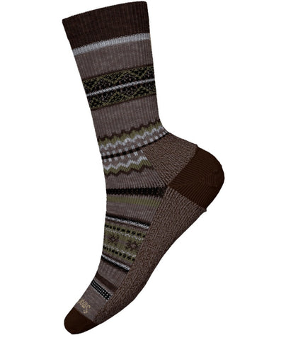 Men's Smartwool Socks style name Cozy Snowed In Sweater Crew in color Taupe. Sku: SW002186236