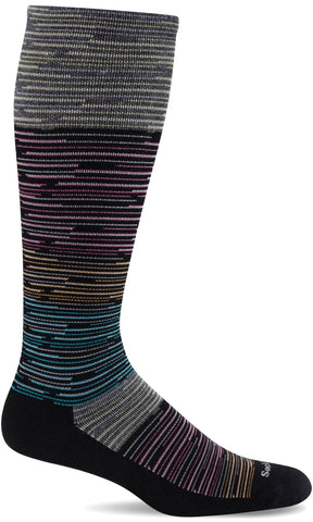 Women's Sockwell Socks style name Good Vibes in color Black. Sku: SW152W-900