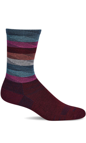 Women's Sockwell Socks style name Peaks in color Cranberry. Sku: SW193W-545