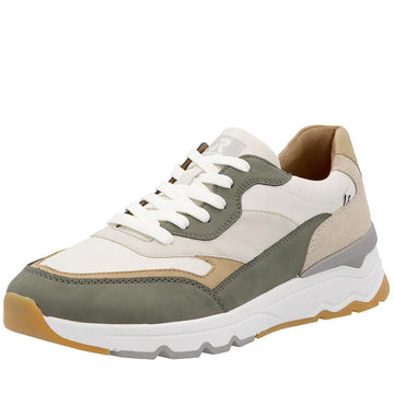Men's Rieker Footwear in Moor/ Sand/ Offwhite/ Hellgrau. Sku: U0906-82