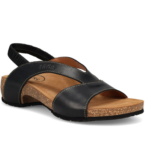 Quarter turn Women's TAOS Footwear style name Venture in color Black. Sku: VEN-4718BLK
