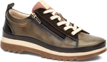 Quarter turn view Women's Pikolinos Footwear style name Vigo 6979C5 in color SAGE. Sku: W3W-6979C5SAG