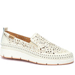 Quarter turn Women's Pikolinos Footwear style name Tenerife 3896 in color Nata. Sku: W8D-3896NAT
