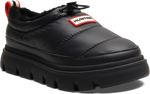 Quarter turn view Women's Hunter Footwear style name Hw Madi 5 in color BLK/BLK. Sku: WMADI5-BLK01