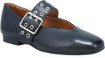Quarter turn view Women's Miz Mooz Footwear style name Zephyr in color BLACK. Sku: ZEPHYR-BLACK