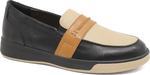 Quarter turn view Women's Ziera Footwear style name Aindrea Xf in color BLK CAM MU. Sku: ZR11106C7GLE
