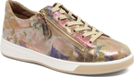Quarter turn view Women's Ziera Footwear style name Aitor Xf in color VANILLA BL. Sku: ZR11180MG5LE