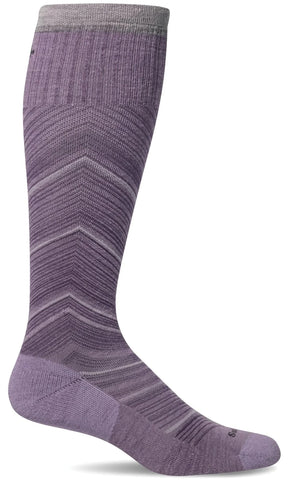 Full Flattery Women's Wide Calf Compression Lavender by Sockwell